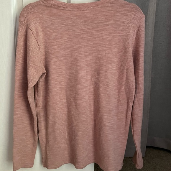 Pink Martini top. Small. Good used condition. Mauve/Pink colored - Picture 2 of 3